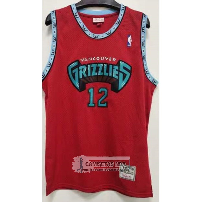 Camiseta Memphis Grizzlies Ja Morant NO 12 Mitchell & Ness 1998-99 Rojo